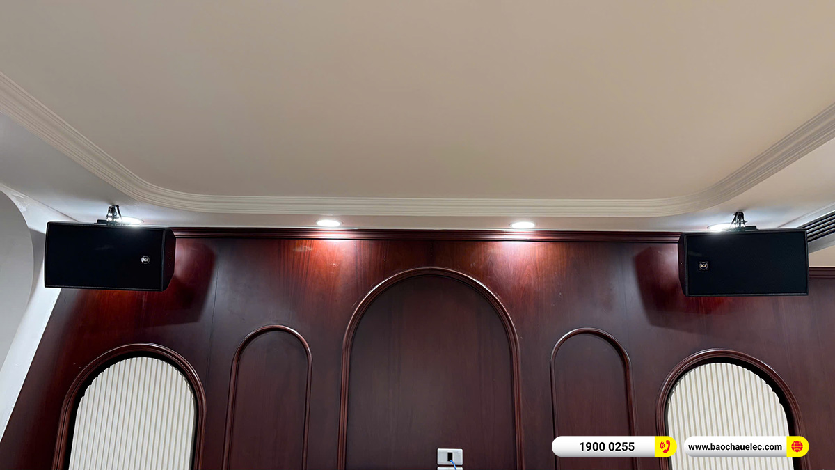 Lắp đặt 2 dàn karaoke VIP RCF hơn 500tr cho anh Cường tại Hà Nội