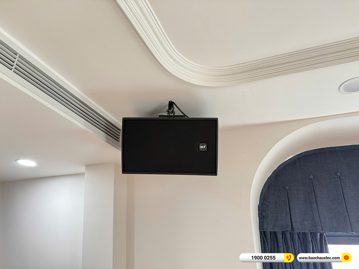 Lắp đặt 2 dàn karaoke VIP RCF hơn 500tr cho anh Cường tại Hà Nội