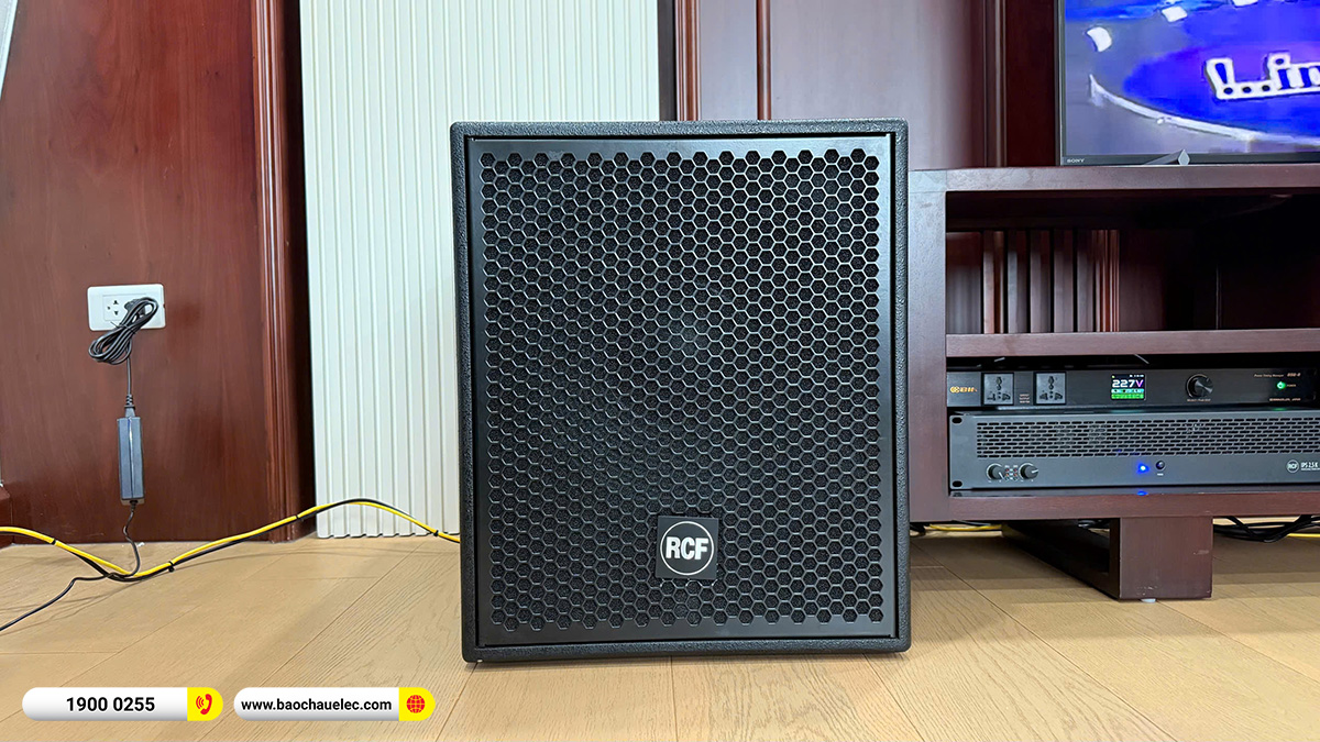 Lắp đặt 2 dàn karaoke VIP RCF hơn 500tr cho anh Cường tại Hà Nội