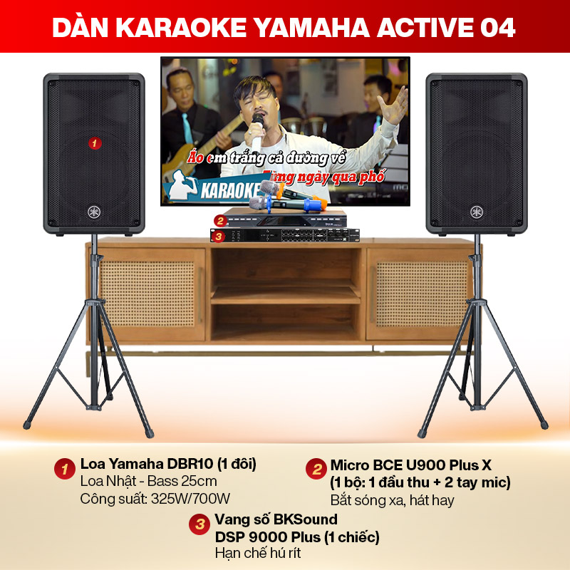 Dàn Karaoke Yamaha Active 04 New 2024