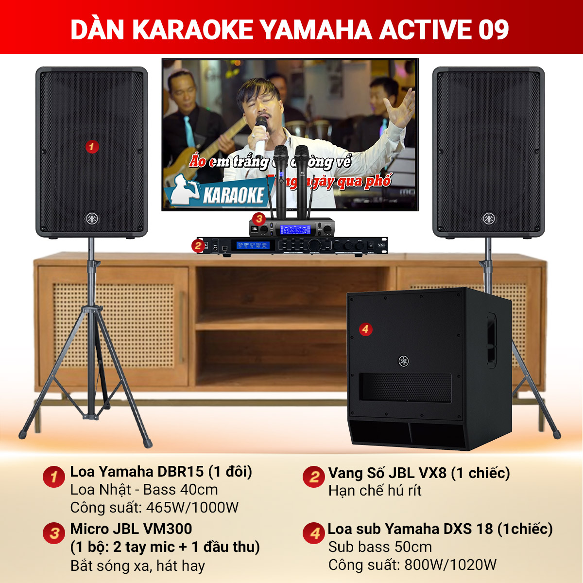 Dàn Karaoke Yamaha Active 09