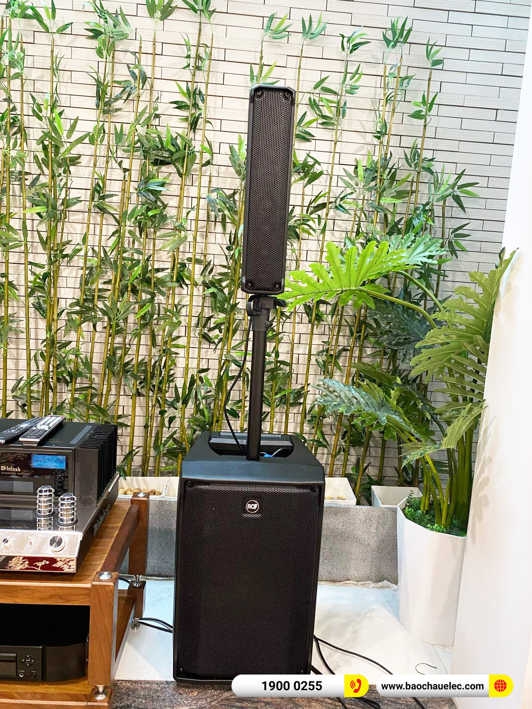 Lắp đặt dàn karaoke di động RCF hơn 102tr cho anh Sơn tại Hà Nội