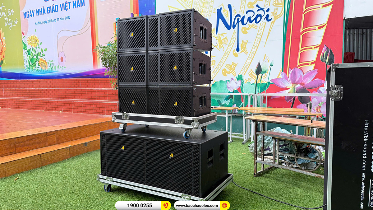 dàn Line Array Actpro sự kiện, sân khấu hơn 162tr cho Trường THPT Huỳnh Thúc Kháng tại Hà Nội