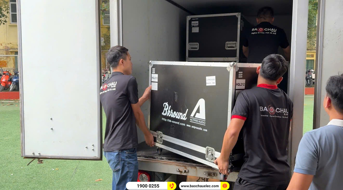 dàn Line Array Actpro sự kiện, sân khấu hơn 162tr cho Trường THPT Huỳnh Thúc Kháng tại Hà Nội