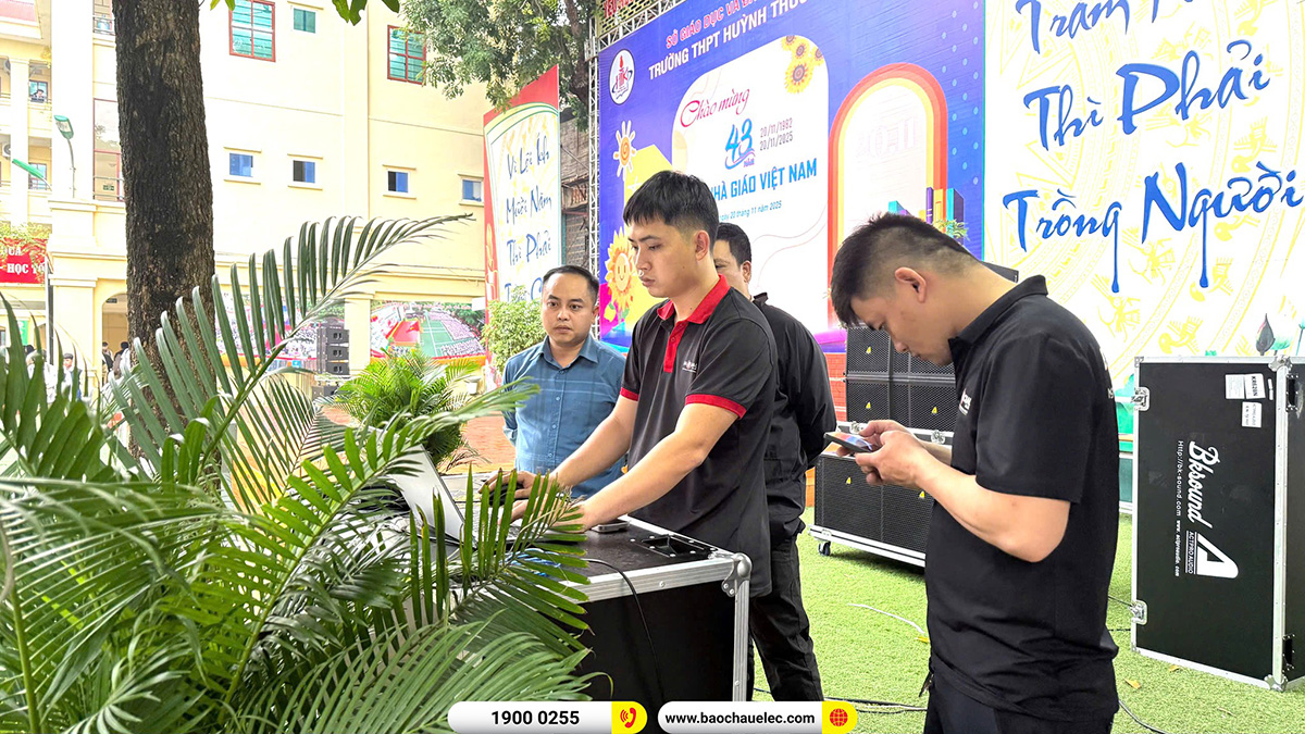 dàn Line Array Actpro sự kiện, sân khấu hơn 162tr cho Trường THPT Huỳnh Thúc Kháng tại Hà Nội