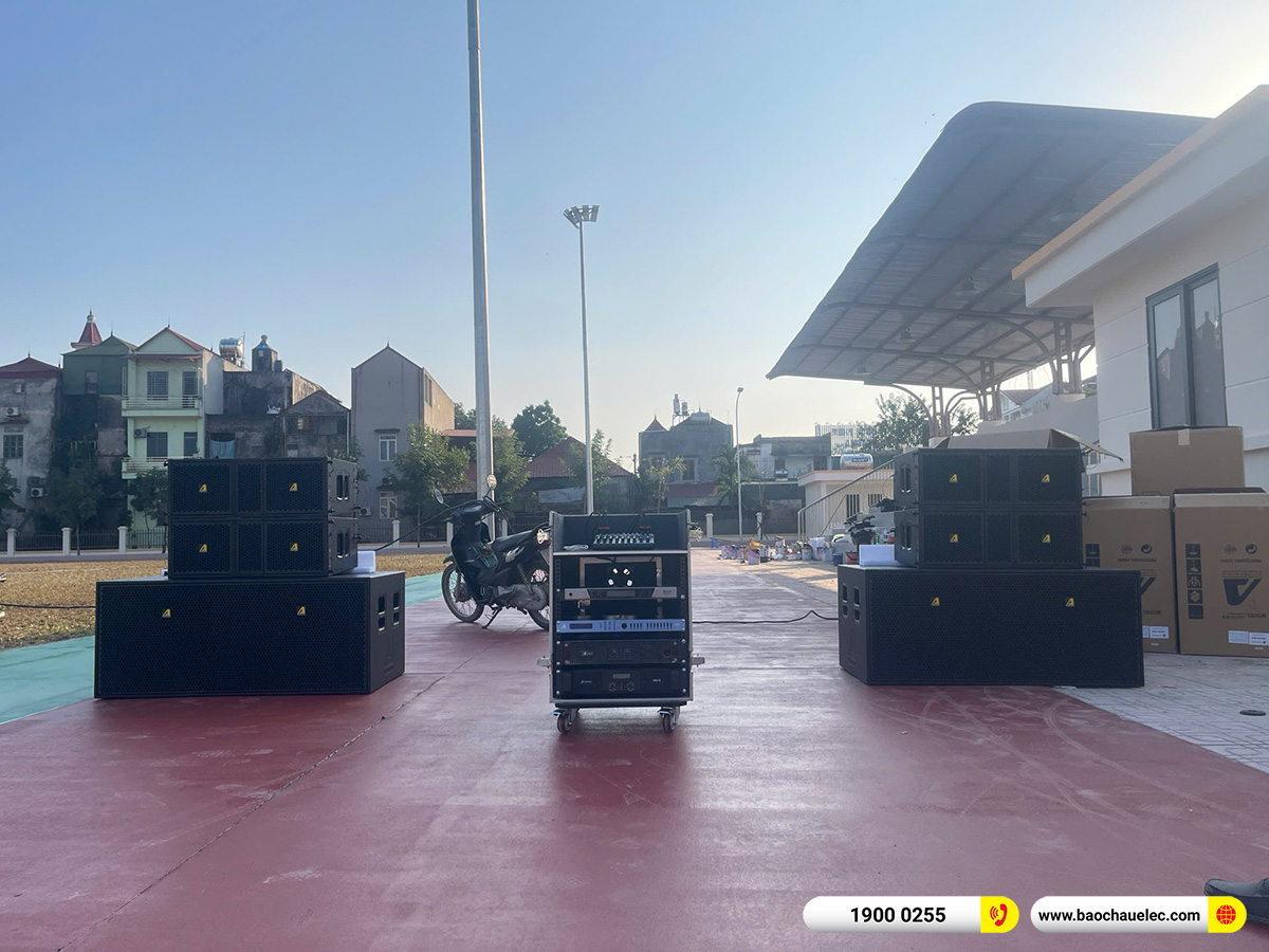 Lắp đặt d&agrave;n Line Array Actpro cho Uỷ ban MTTQ x&atilde; Bất Bạt tại H&agrave; Nội