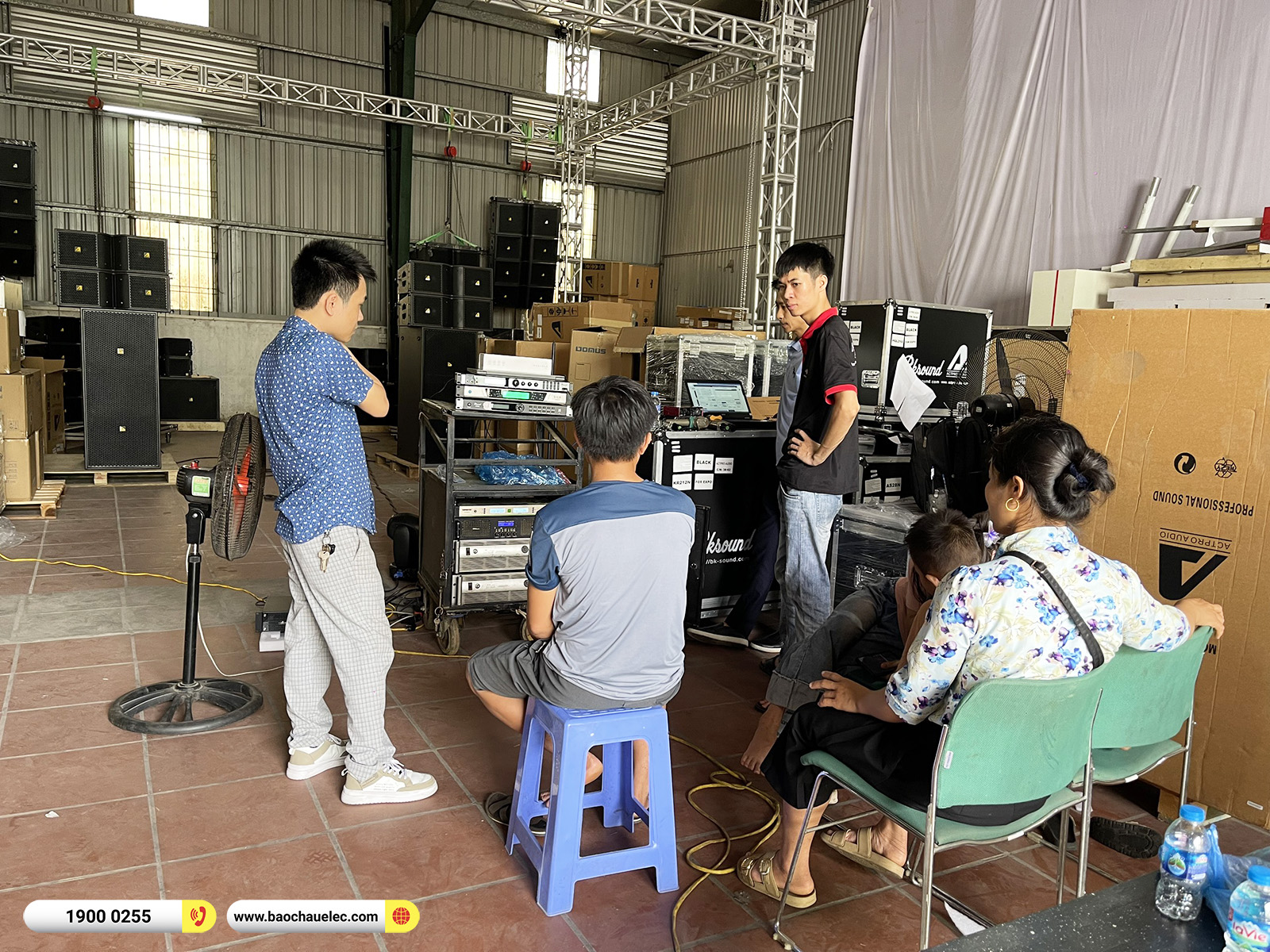 Bàn giao dàn Line Array Actpro sự kiện, đám cưới hơn 106tr cho anh Ninh tại Cao Bằng