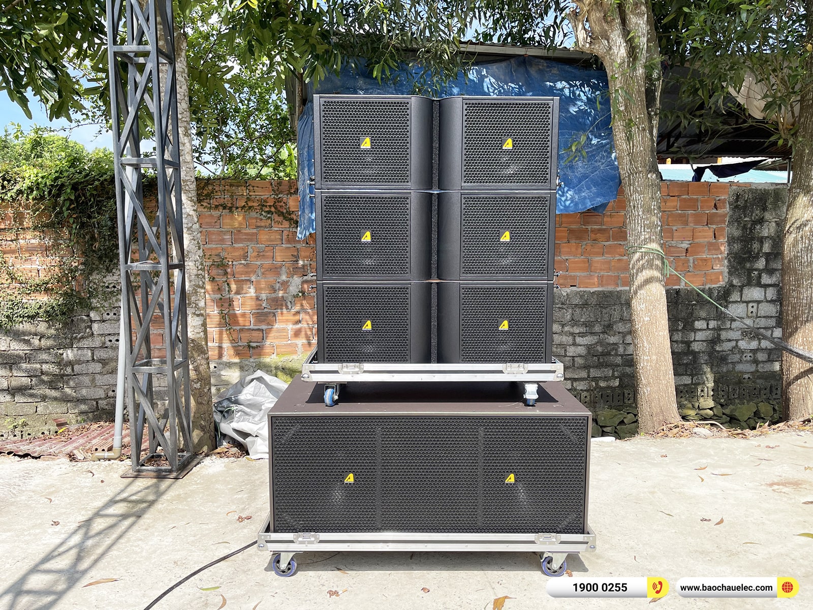 Lắp đặt dàn Line Array Actpro sự kiện, đám cưới hơn 174tr cho anh Tuấn tại Thanh Hóa