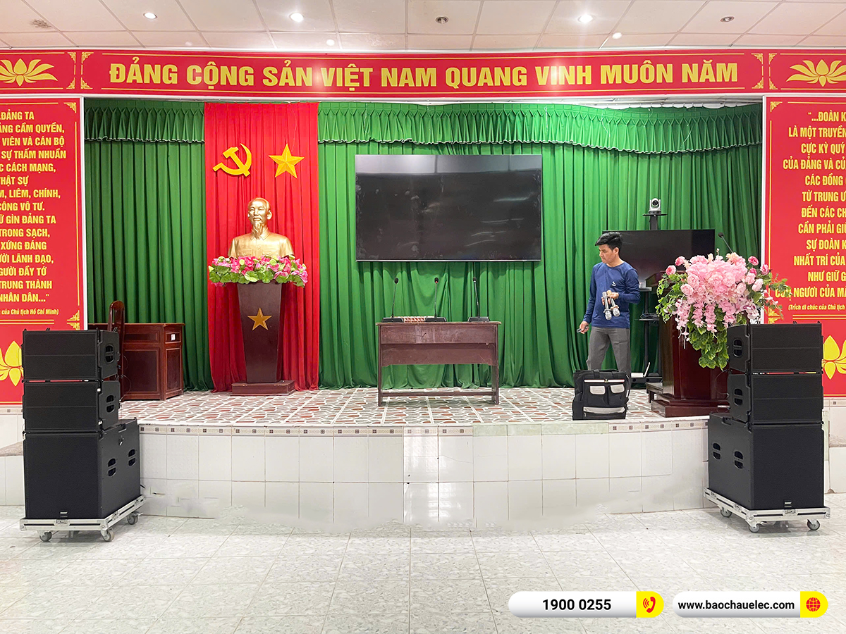 Lắp đặt dàn âm thanh Array Temeisheng cho UBND xã Trường Long Tây tại Cần Thơ