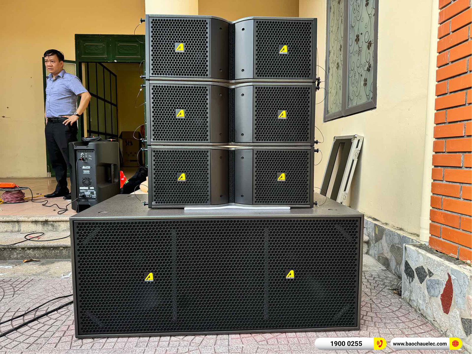 dàn Line Array Actpro sự kiện, sân khấu cho Trung Tâm Văn Hóa Tỉnh Hưng Yên