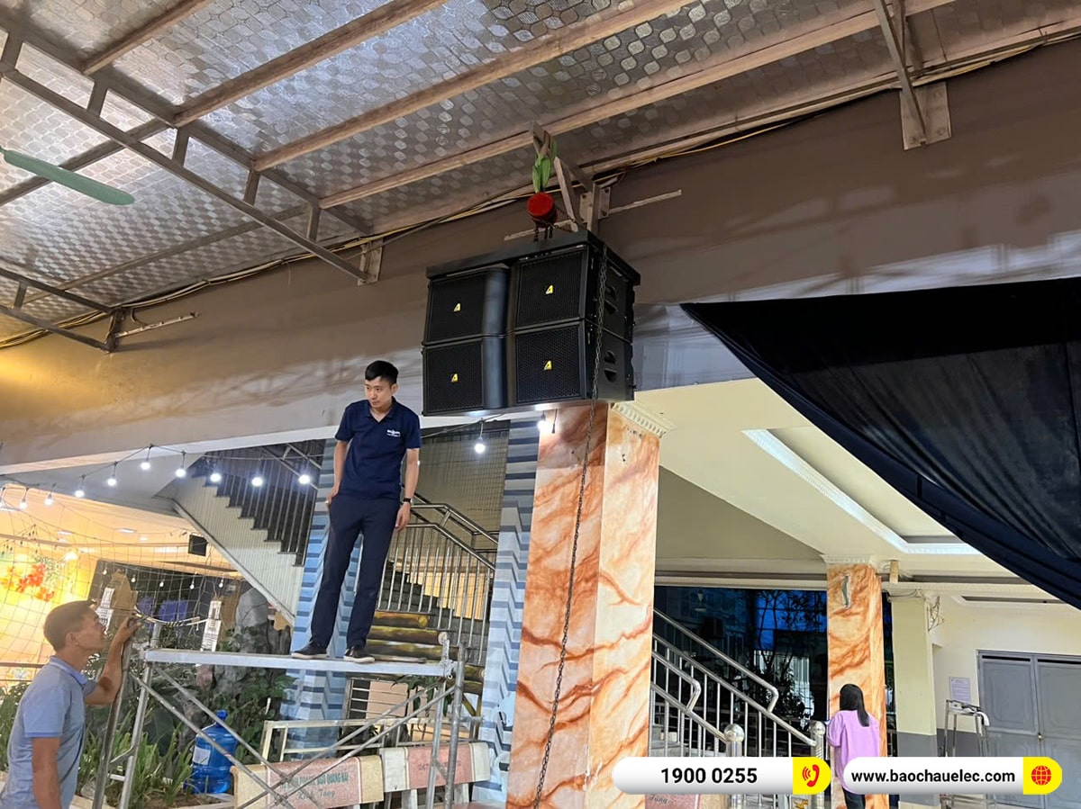 Lắp đặt dàn Line Array Actpro sự kiện, sân khấu cho Trường PT liên cấp Đa Trí Tuệ MIS tại Hà Nội 