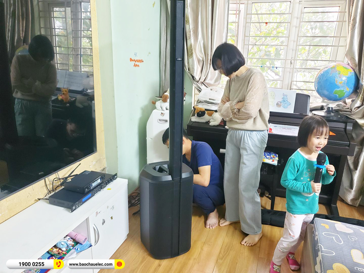Lắp đặt dàn karaoke di động Bose hơn 75tr cho anh Vũ tại Hà Nội (Bose L1 Pro16, JBL VX8, JBL VM300) 