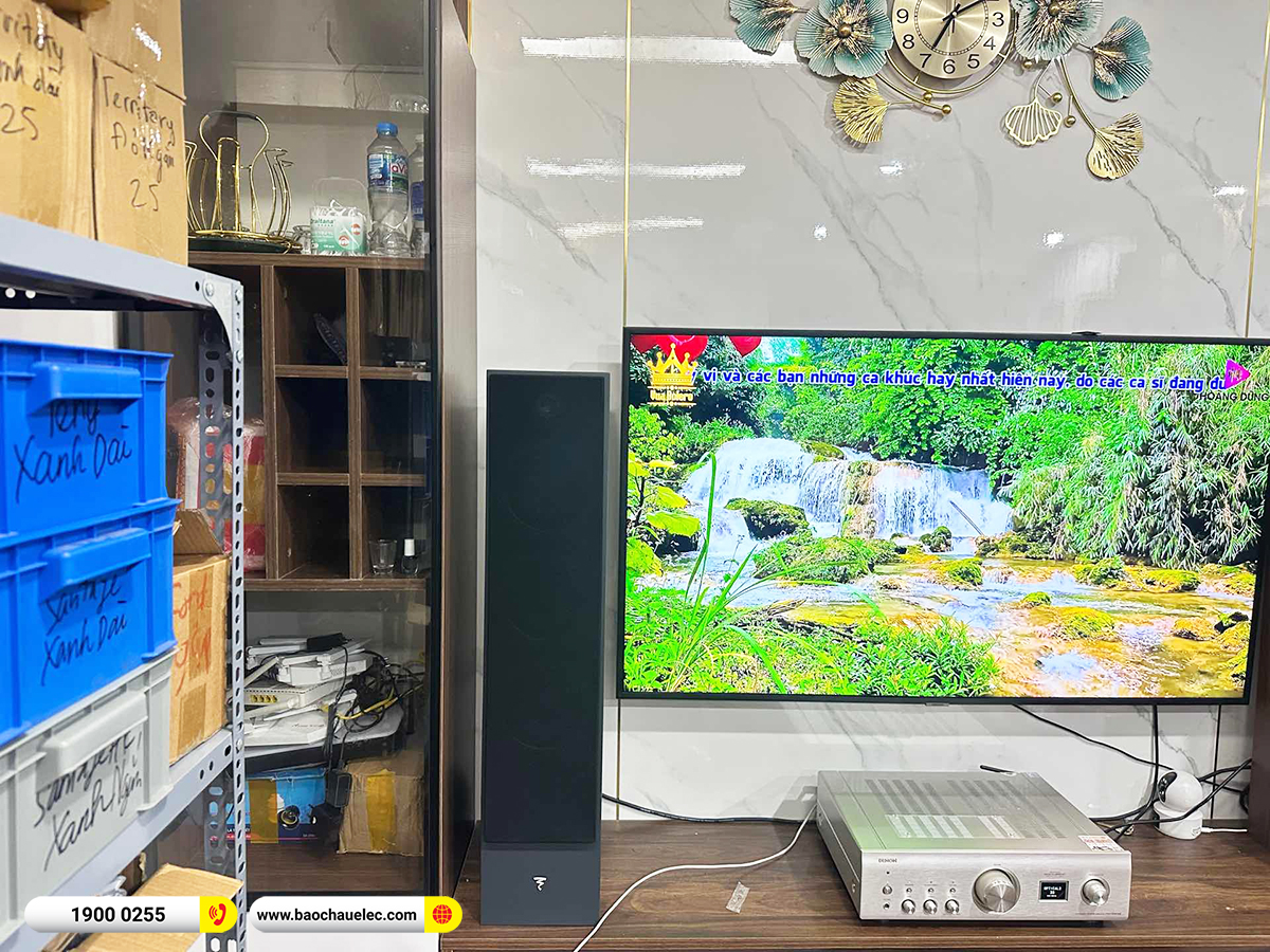 Lắp đặt dàn nghe nhạc Focal hơn 56tr cho anh Cương tại Hà Nội 