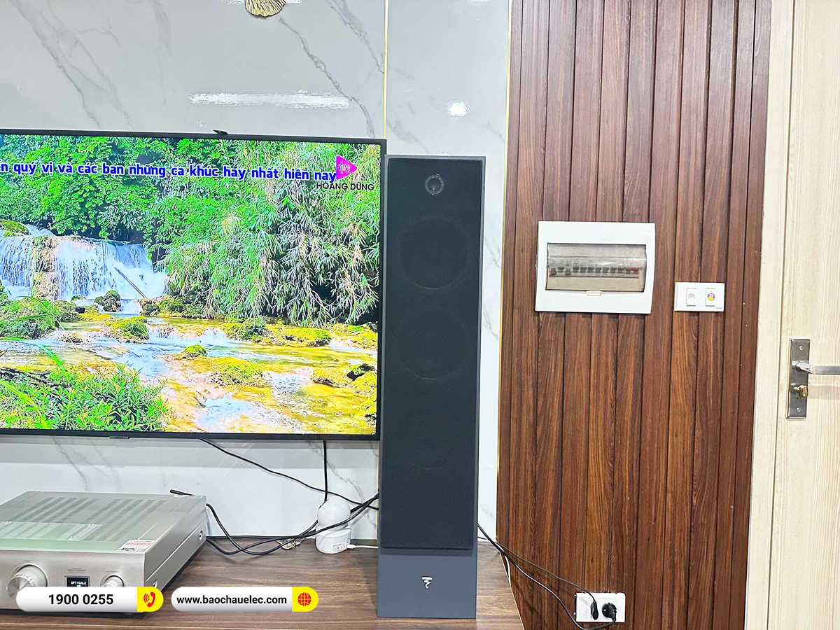 Lắp đặt dàn nghe nhạc Focal hơn 56tr cho anh Cương tại Hà Nội 