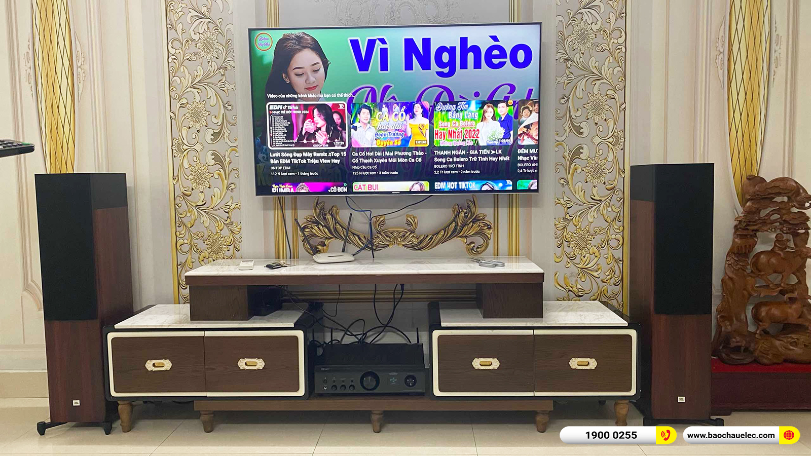 Lắp đặt dàn nghe nhạc JBL hơn 32tr cho anh Hùng tại Hải Phòng