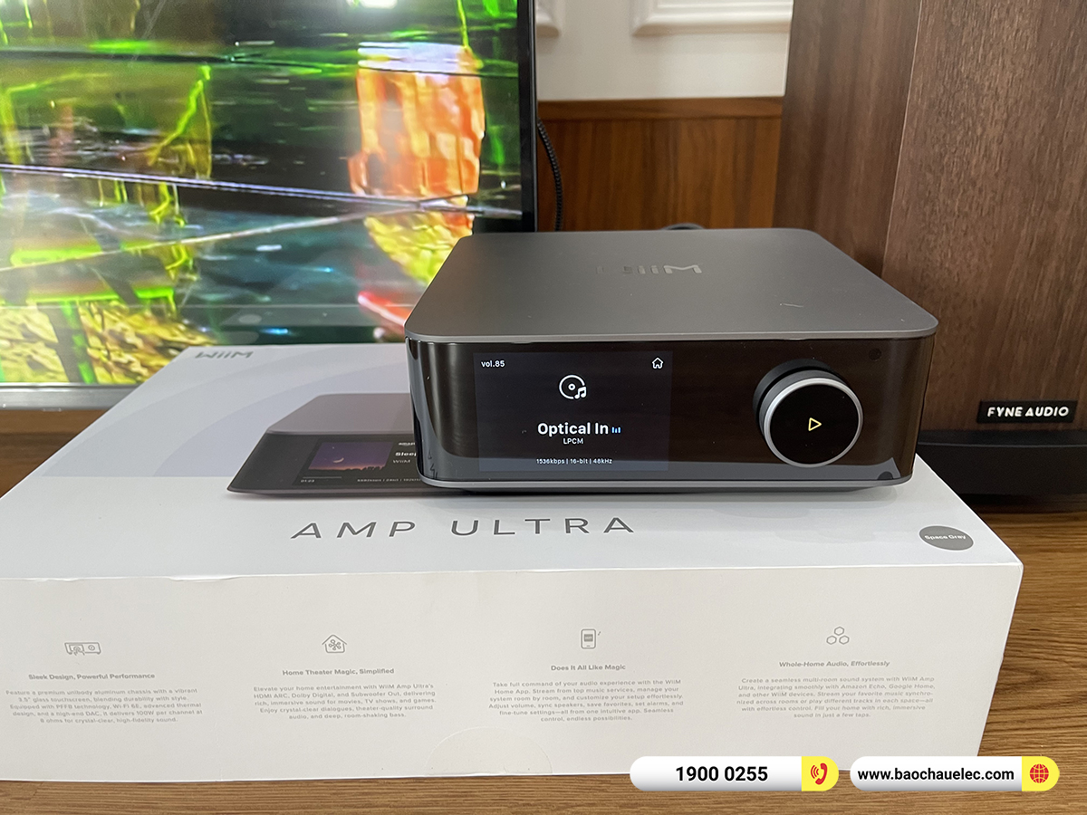 Lắp đặt dàn nghe nhạc Fyne Audio hơn 22tr cho anh Minh tại Vĩnh Long