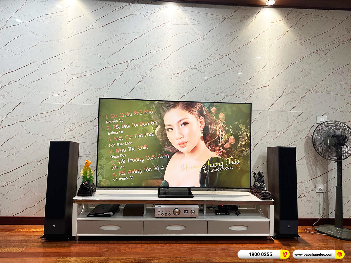 Lắp đặt dàn nghe nhạc Focal hơn 56tr cho anh Phương tại Hà Nội 