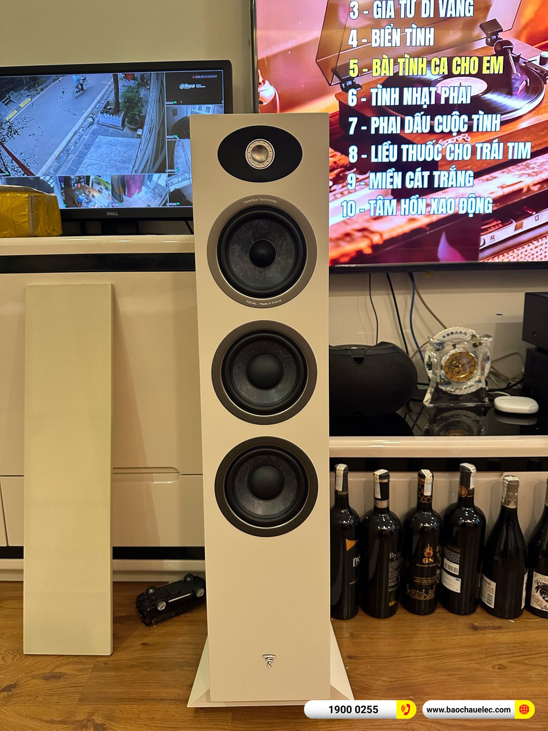 Lắp đặt dàn nghe nhạc Focal hơn 50tr cho anh Tuyền tại Hà Nội