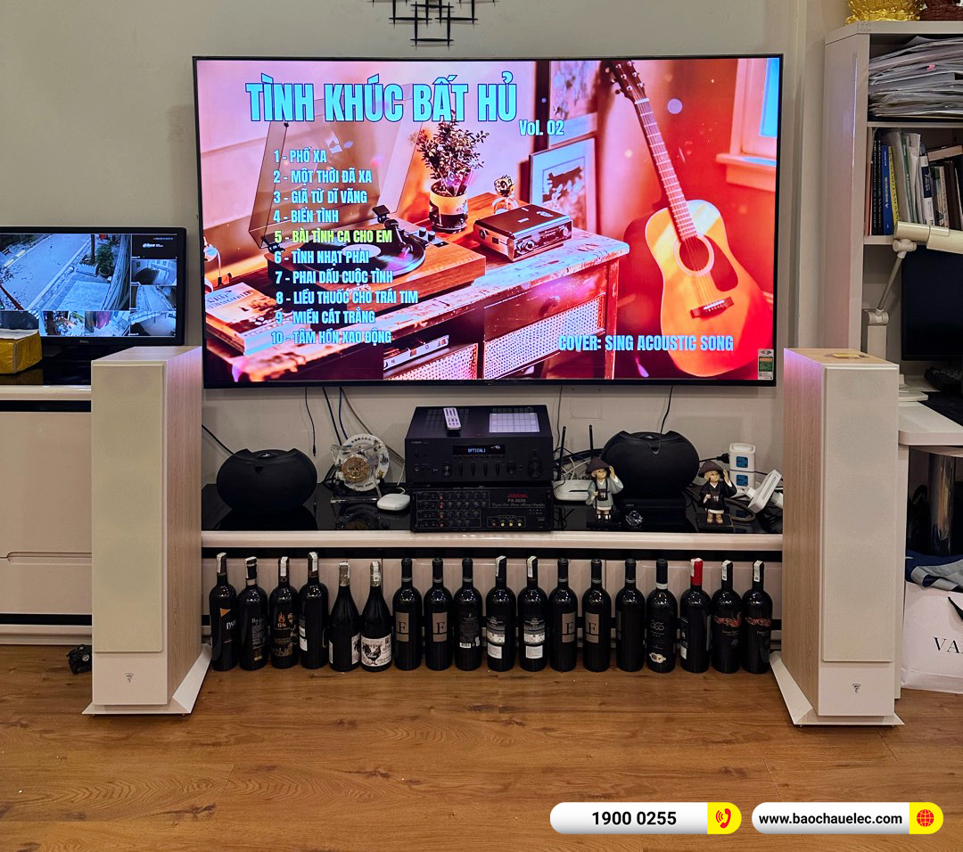 Lắp đặt dàn nghe nhạc Focal hơn 50tr cho anh Tuyền tại Hà Nội