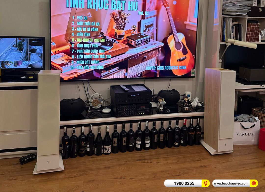 Lắp đặt dàn nghe nhạc Focal hơn 50tr cho anh Tuyền tại Hà Nội