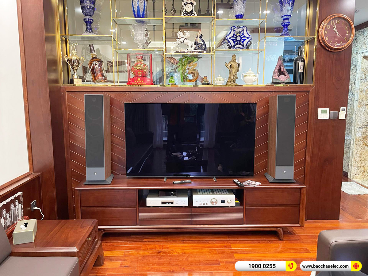 Lắp đặt d&agrave;n nghe nhạc Focal hơn 80tr cho ch&uacute; Ph&uacute;c tại H&agrave; Nội 