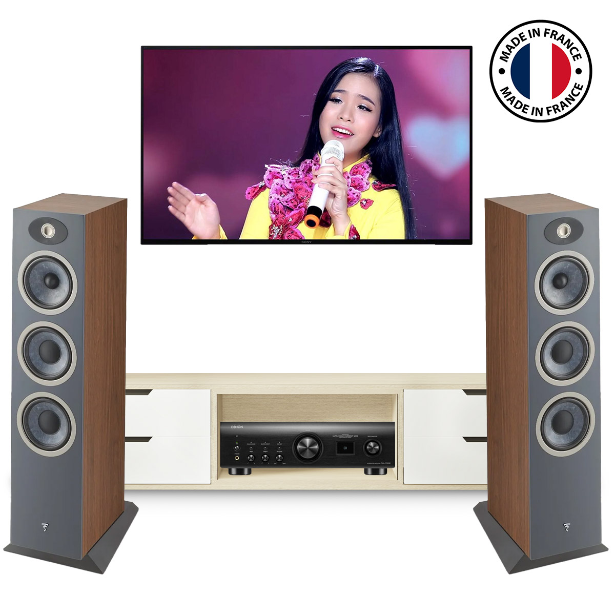 Dàn nghe nhạc Focal 05 (Focal Theva N3, Denon PMA 1700NE)