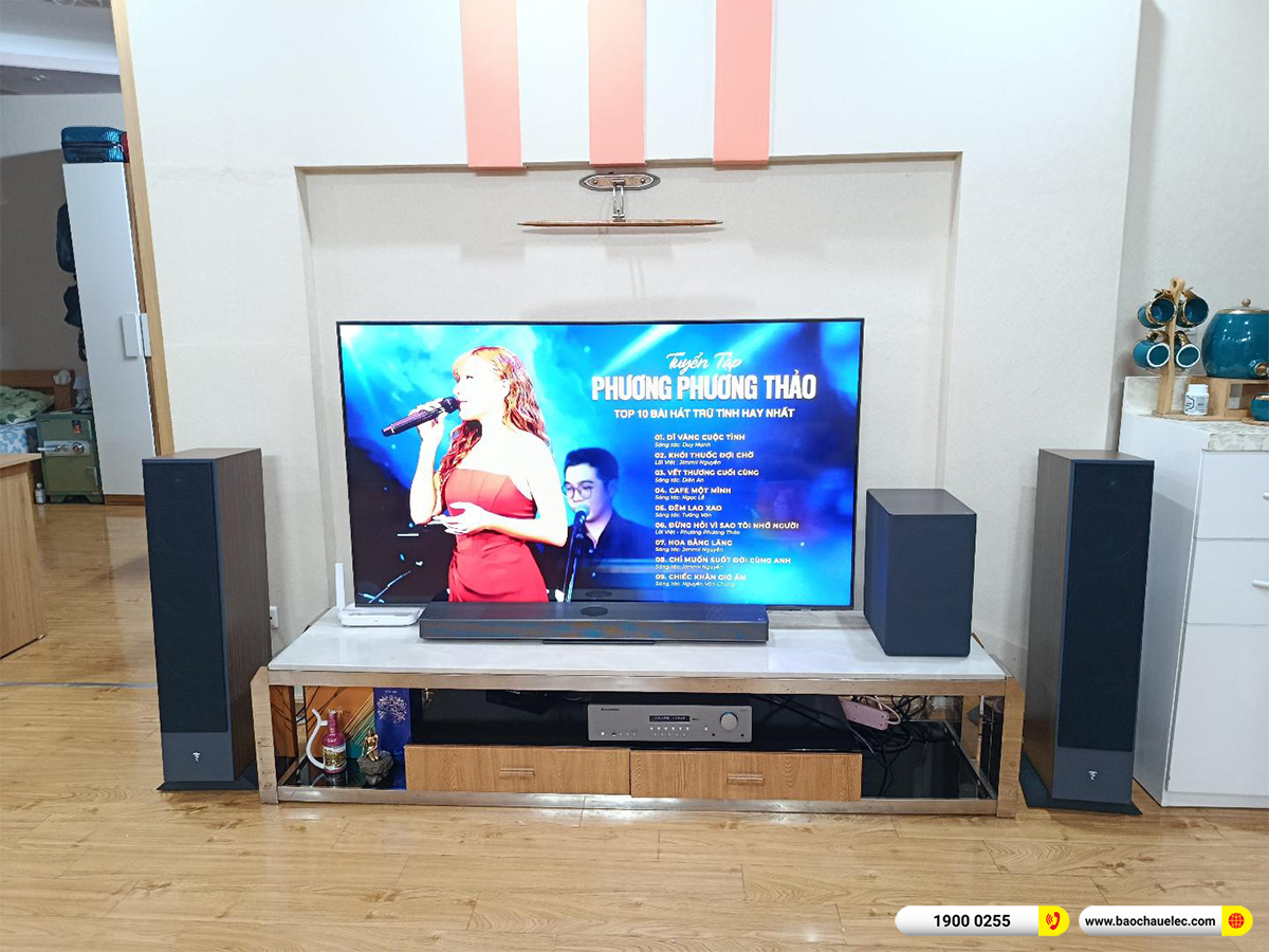 Lắp đặt d&agrave;n nghe nhạc Focal hơn 47tr cho anh Đạt tại H&agrave; Nội 