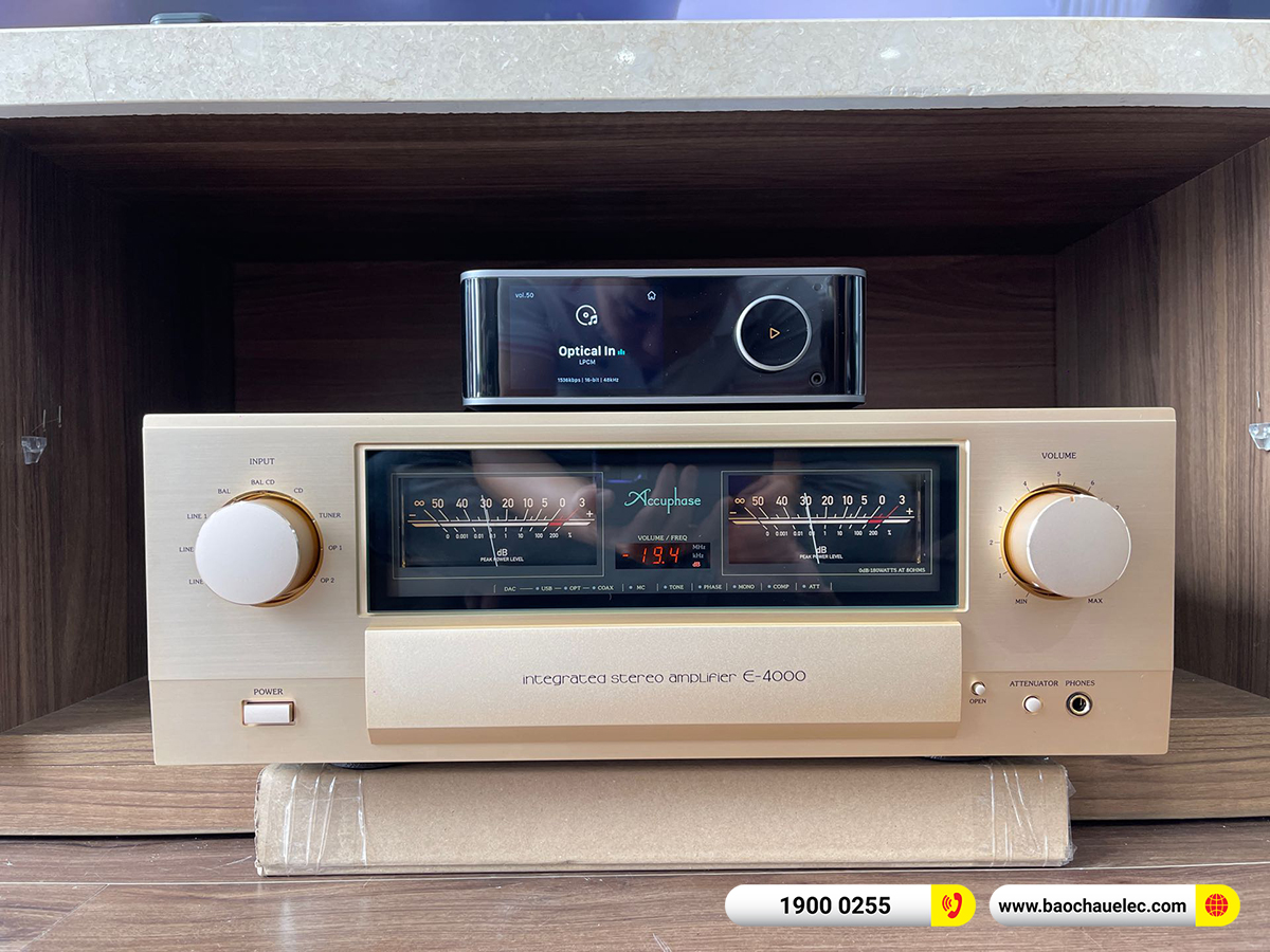 Lắp đặt dàn nghe nhạc Hi-end Tannoy hơn 300tr cho anh An tại Hà Nội 