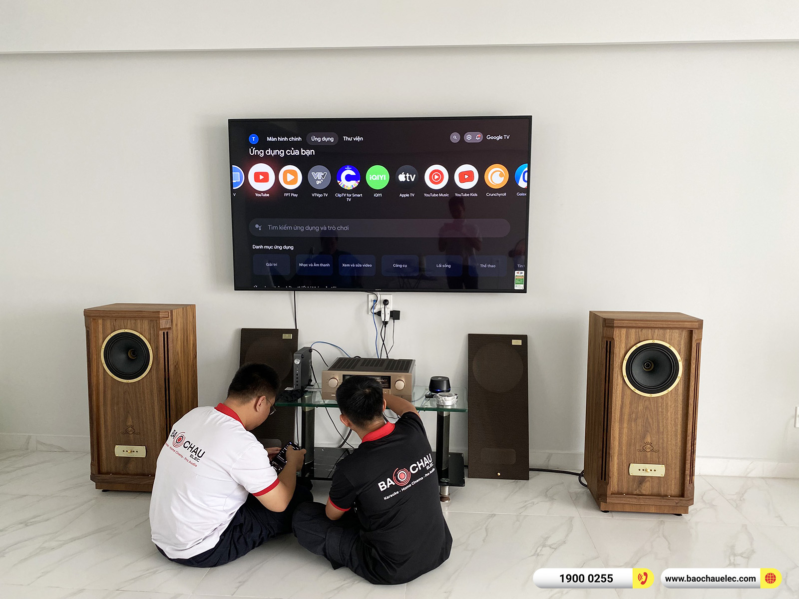 Lắp đặt dàn nghe nhạc Hi-end Tannoy gần 240tr cho chú Tùng tại TPHCM