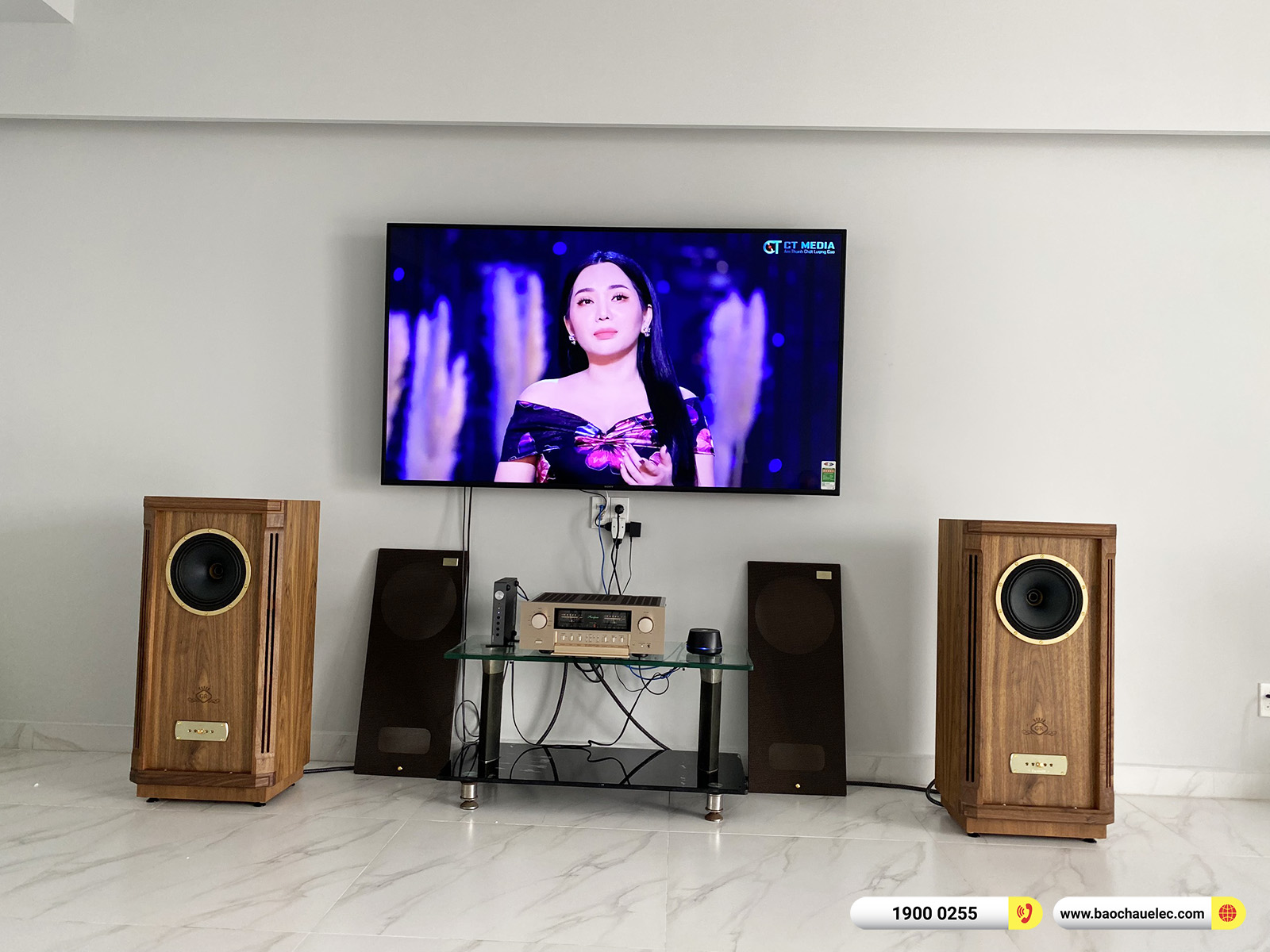 Lắp đặt dàn nghe nhạc Hi-end Tannoy gần 240tr cho chú Tùng tại TPHCM