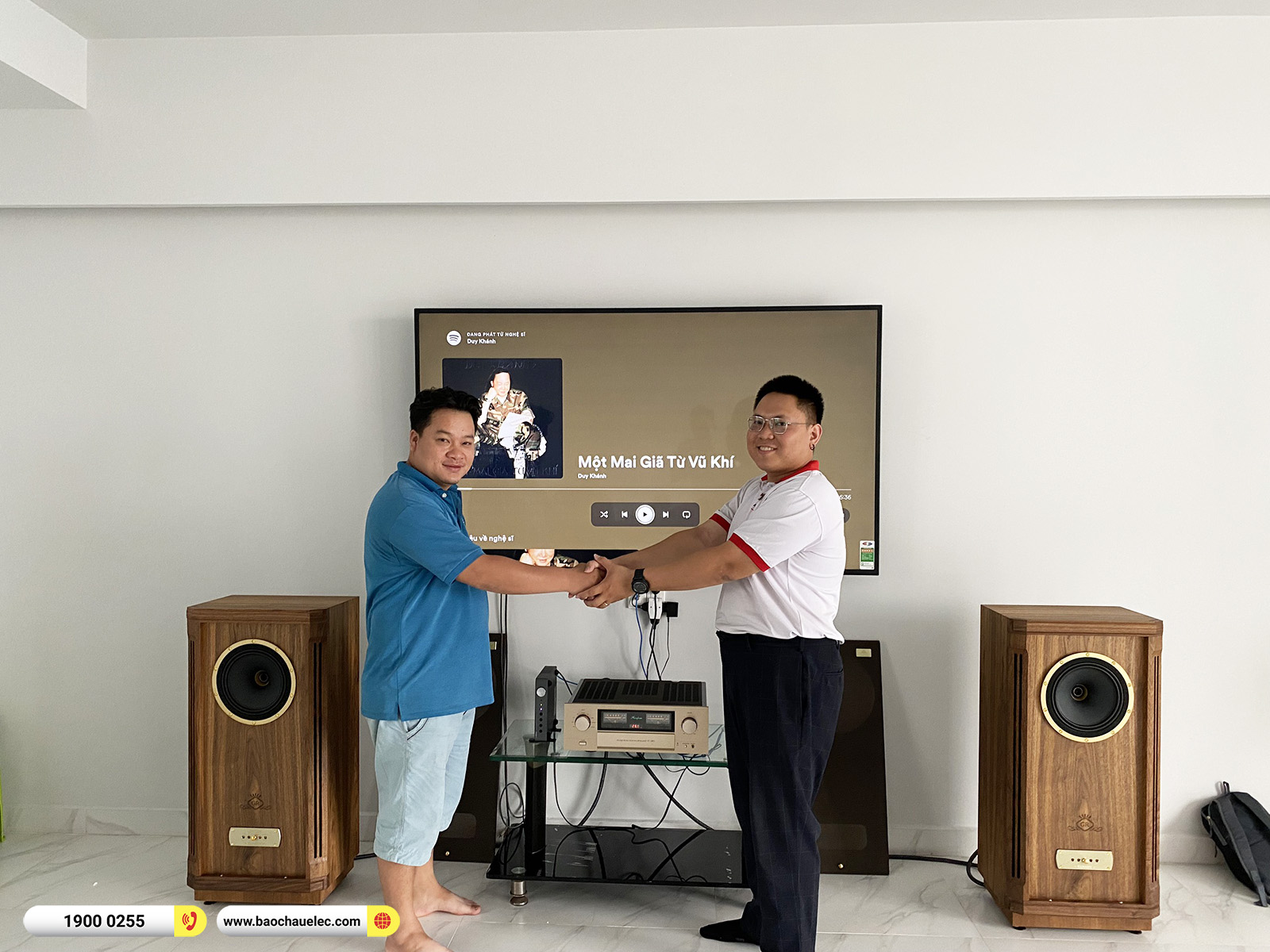 Lắp đặt dàn nghe nhạc Hi-end Tannoy gần 240tr cho chú Tùng tại TPHCM