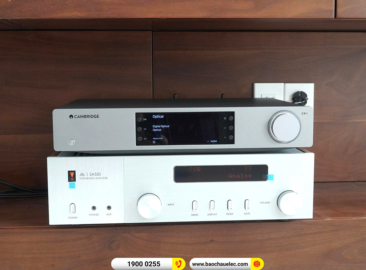 Lắp đặt dàn nghe nhạc JBL hơn 120tr cho anh Chu tại Hà Nội