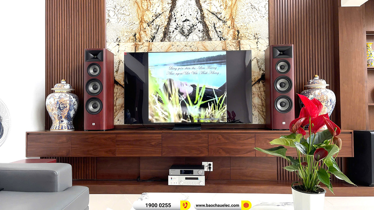 Lắp đặt dàn nghe nhạc JBL hơn 120tr cho anh Chu tại Hà Nội
