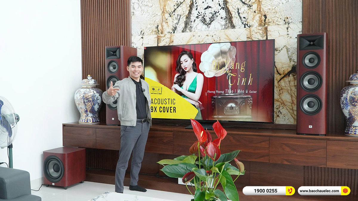 Lắp đặt dàn nghe nhạc JBL hơn 120tr cho anh Chu tại Hà Nội