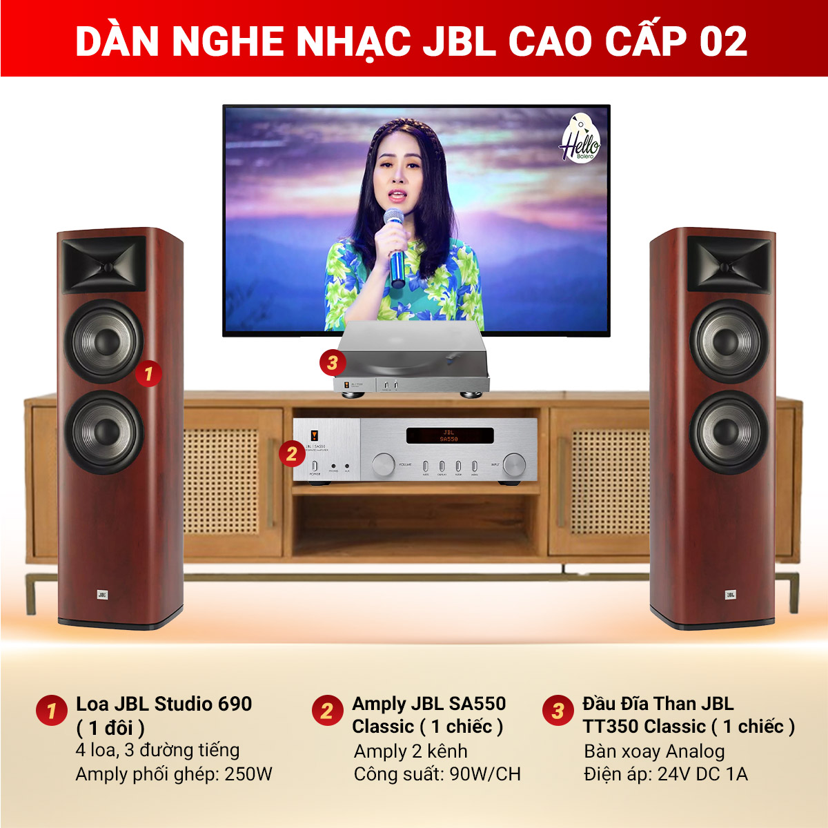 Dàn nghe nhạc JBL cao cấp 02