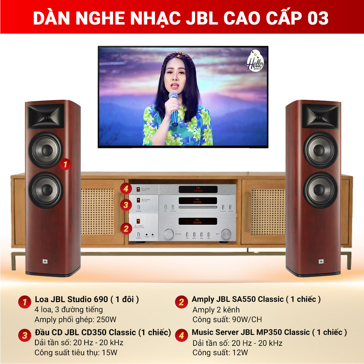 Dàn nghe nhạc JBL cao cấp 03