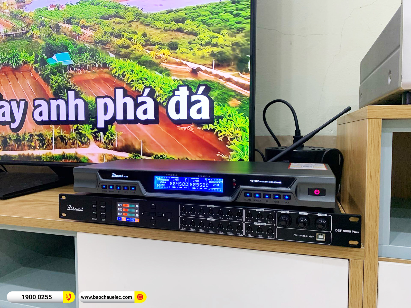 Lắp đặt dàn nghe nhạc, karaoke JBL hơn 20tr cho chú Đoàn ở Hà Nội 