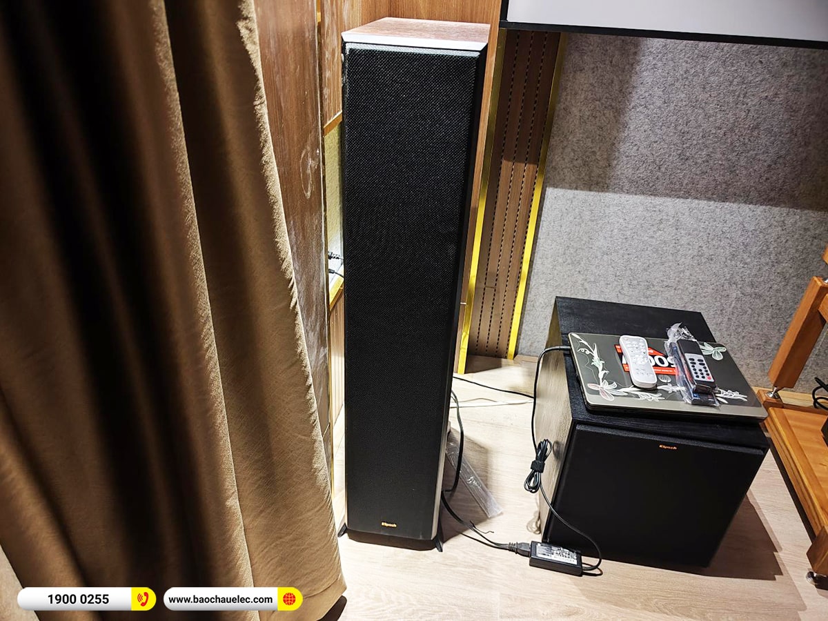 Lắp đặt dàn karaoke, nghe nhạc, xem phim hơn 168tr cho anh Hưng tại Hưng Yên (Klipsch RP-6000FII, RP-500M II, RP-500C II,…)