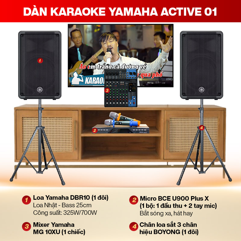 Dàn karaoke Yamaha Active 01