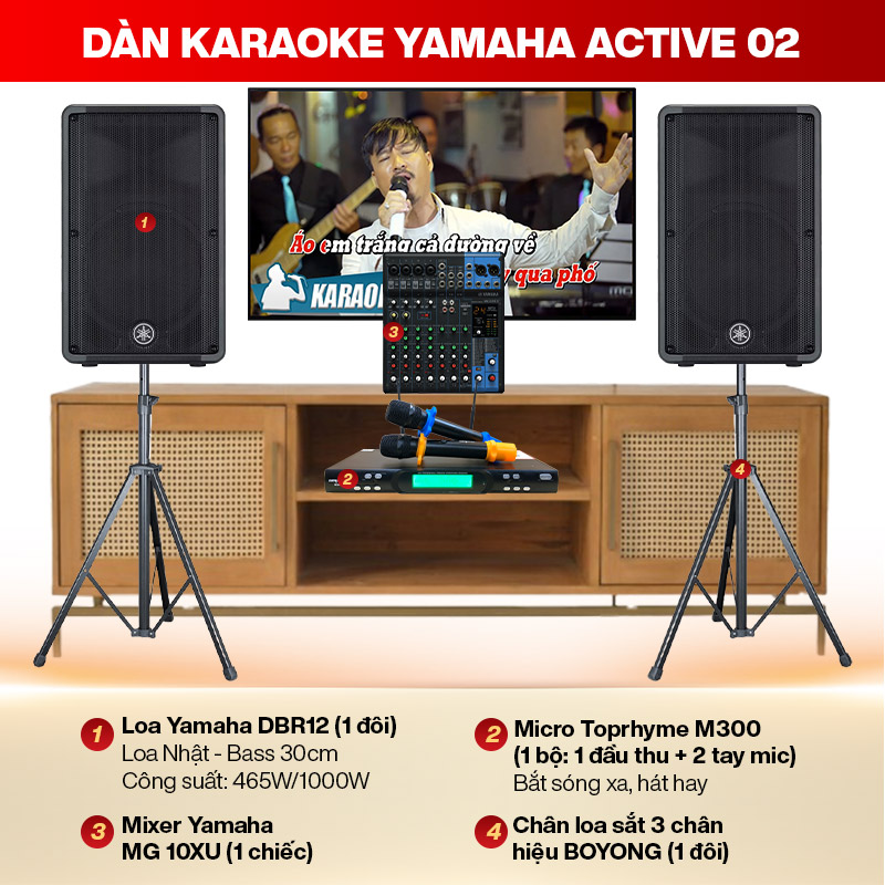 Dàn karaoke Yamaha Active 02
