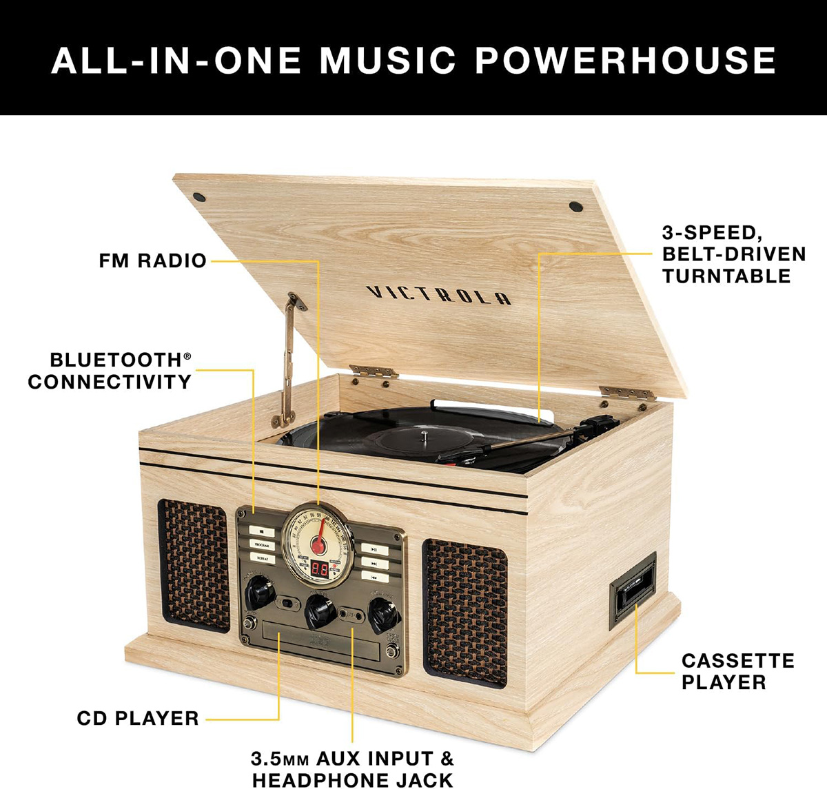 Đầu đĩa than Victrola The Quincy