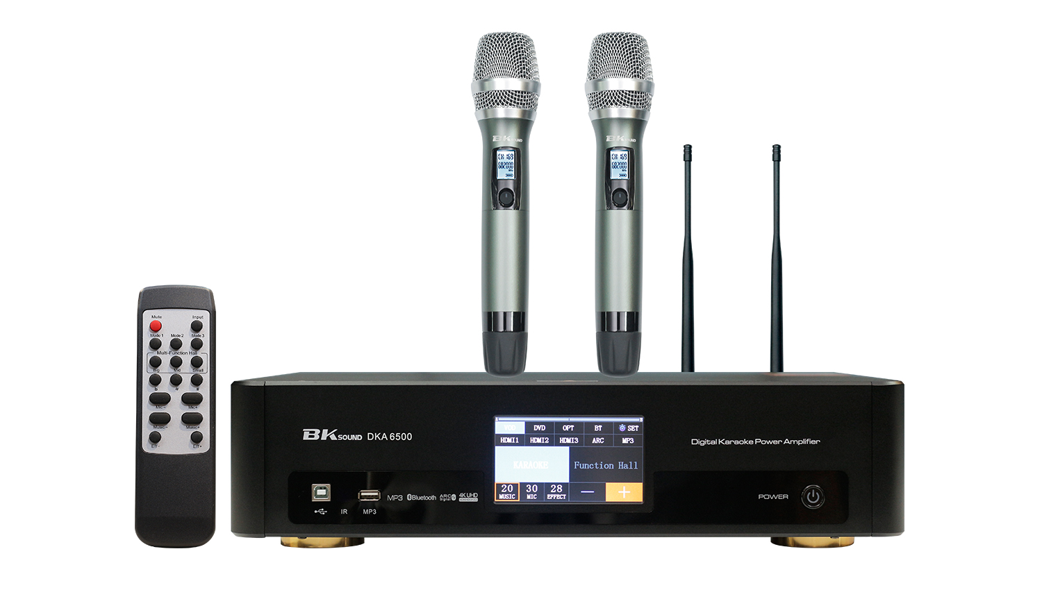 Digital Karaoke Power Amplifier BKSound DKA 6500 m&agrave;u đen