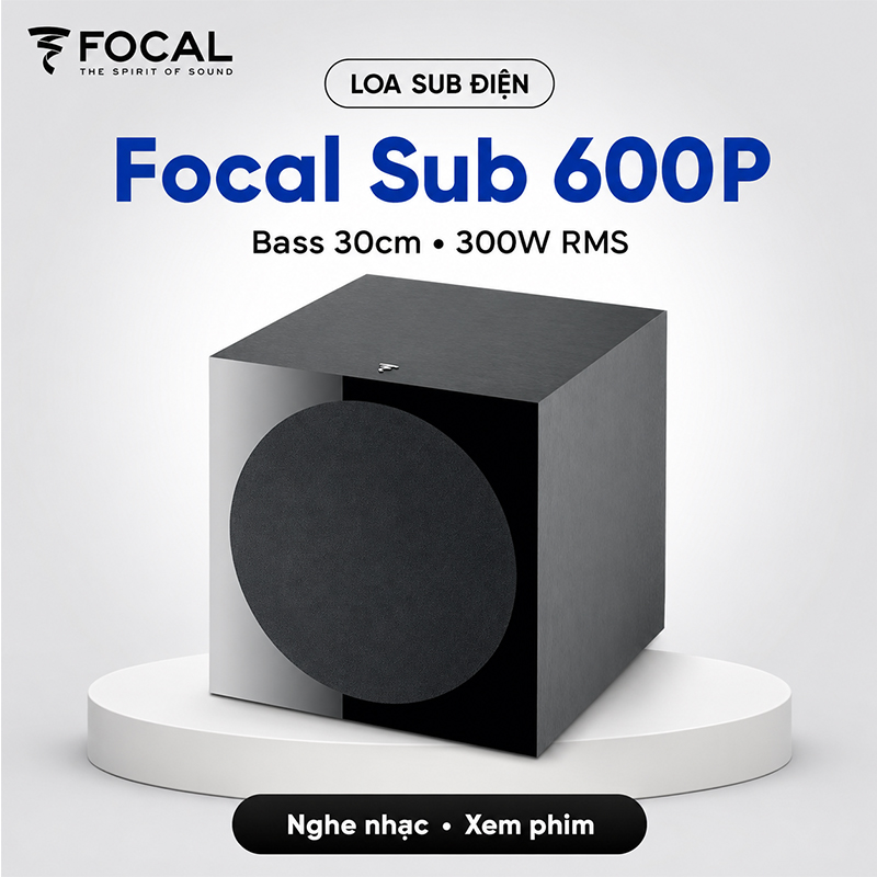 Loa Focal Sub 600P (Đen)