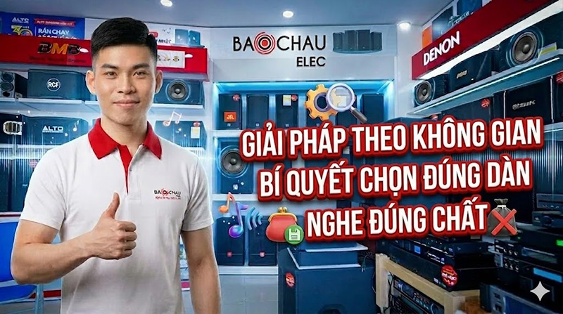 Giải ph&aacute;p theo kh&ocirc;ng gian: B&iacute; quyết chọn đ&uacute;ng d&agrave;n, nghe đ&uacute;ng chất