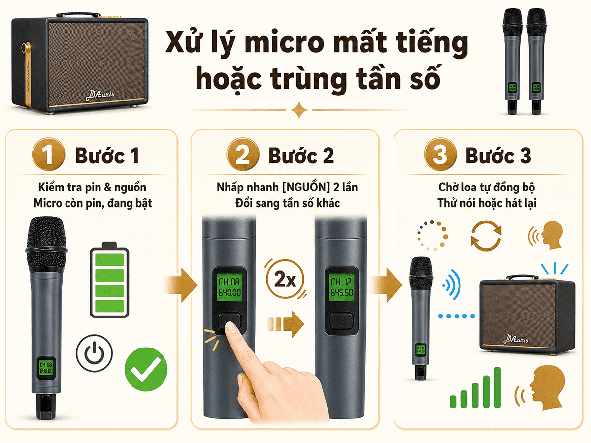 To&agrave;n tập hướng dẫn sử dụng loa Acnos D'Auris 200 chi tiết