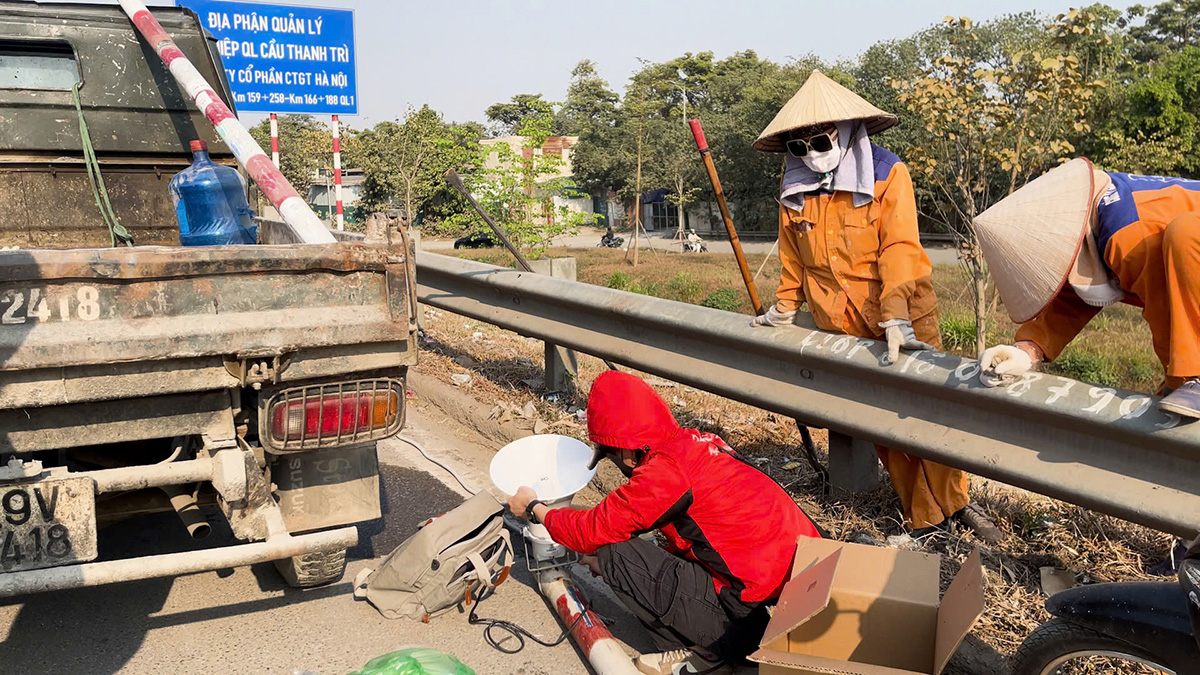 Lắp đặt hệ thống âm thanh thông báo ITC trị giá hơn 21tr cho cầu Thanh Trì tại Hà Nội 