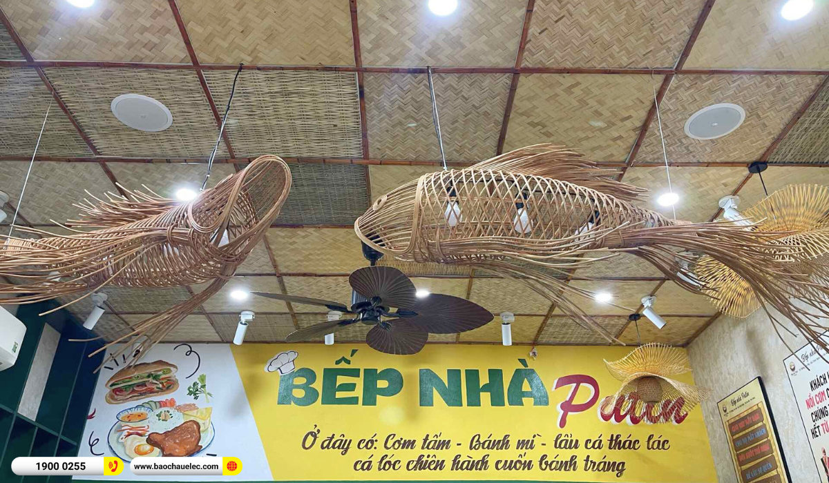 Lắp đặt hệ thống âm thanh nhạc nền ITC cho quán Bếp Nhà Putin tại Bình Dươn