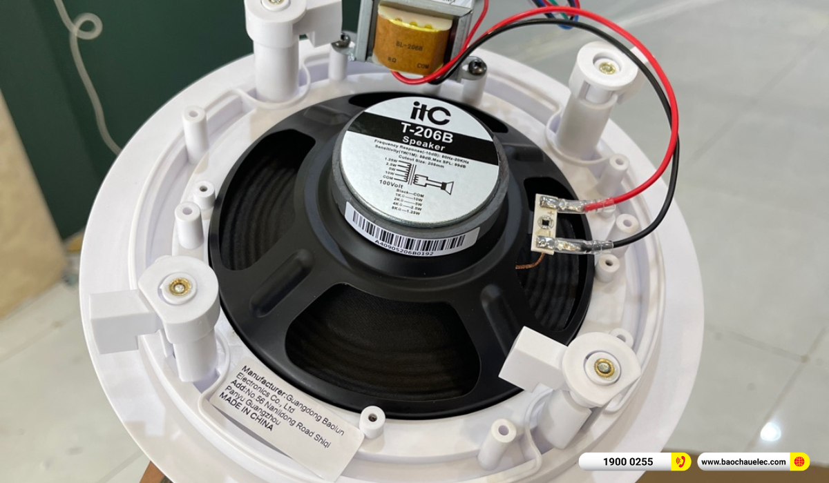 Lắp đặt hệ thống âm thanh nhạc nền ITC cho quán Bếp Nhà Putin tại Bình Dươn