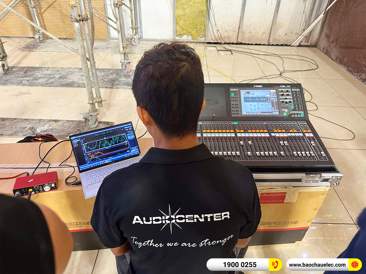 Hệ thống Line Array Audiocenter Avanda 210A hơn 1 tỷ cho Chùa Khai Nguyên tại Hà Nội 