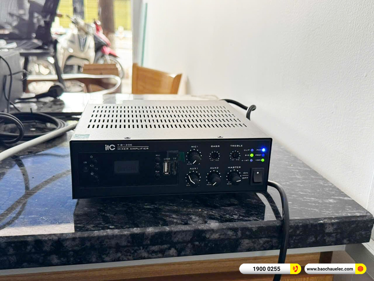 Lắp đặt &acirc;m thanh nhạc nền ITC hơn 14tr cho anh Long tại Đồng Nai 